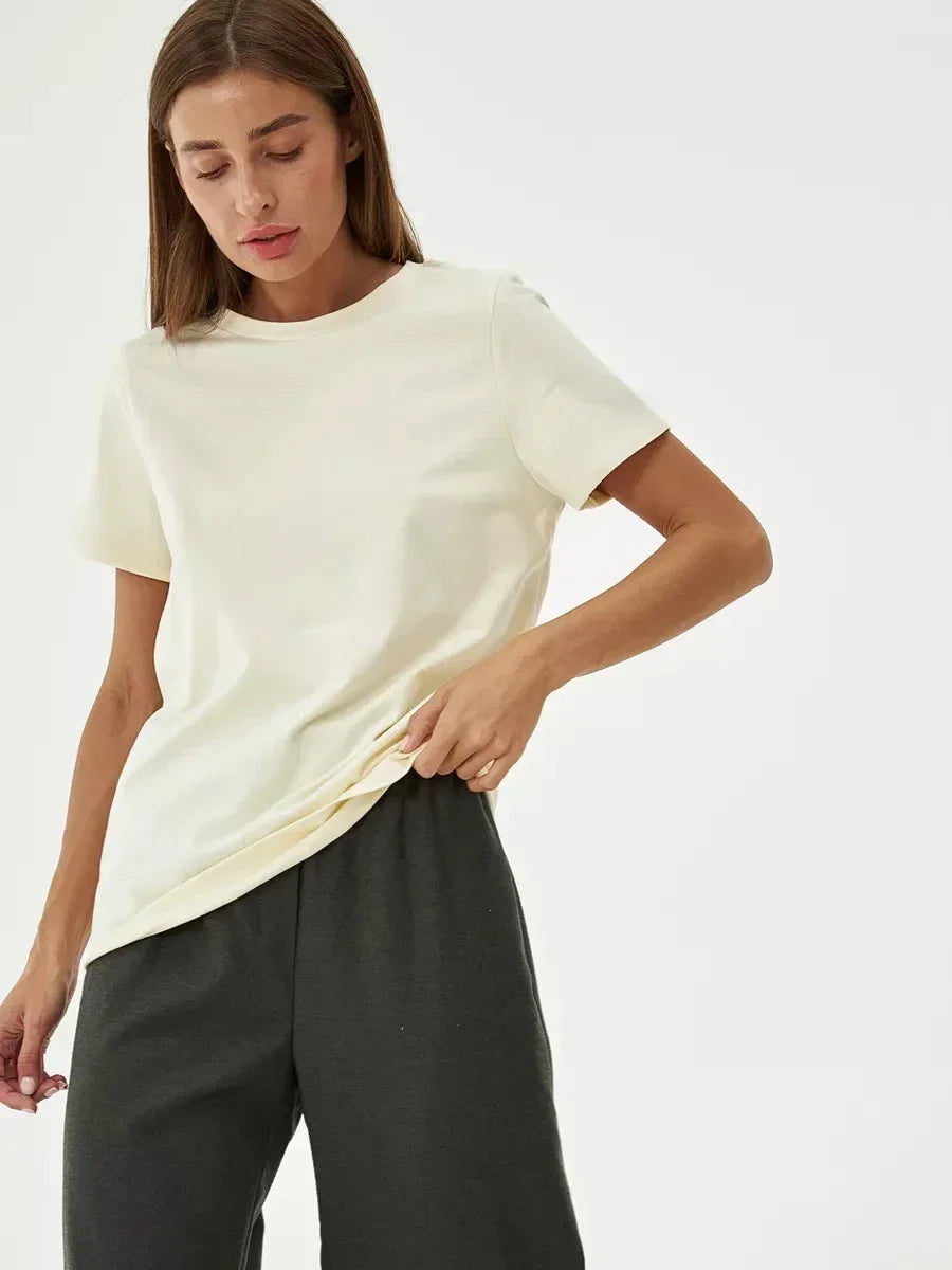 Basic Summer Essential Cotton Tee