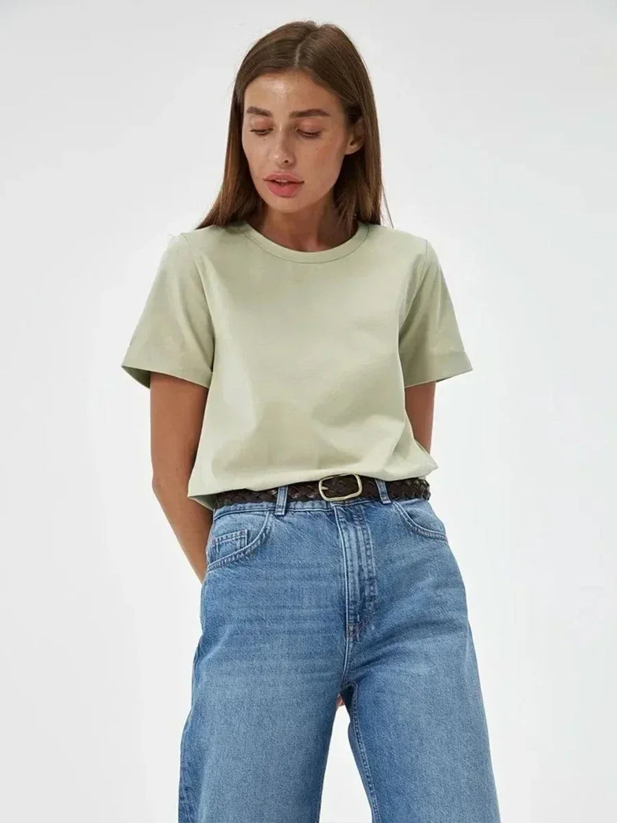 Basic Summer Essential Cotton Tee