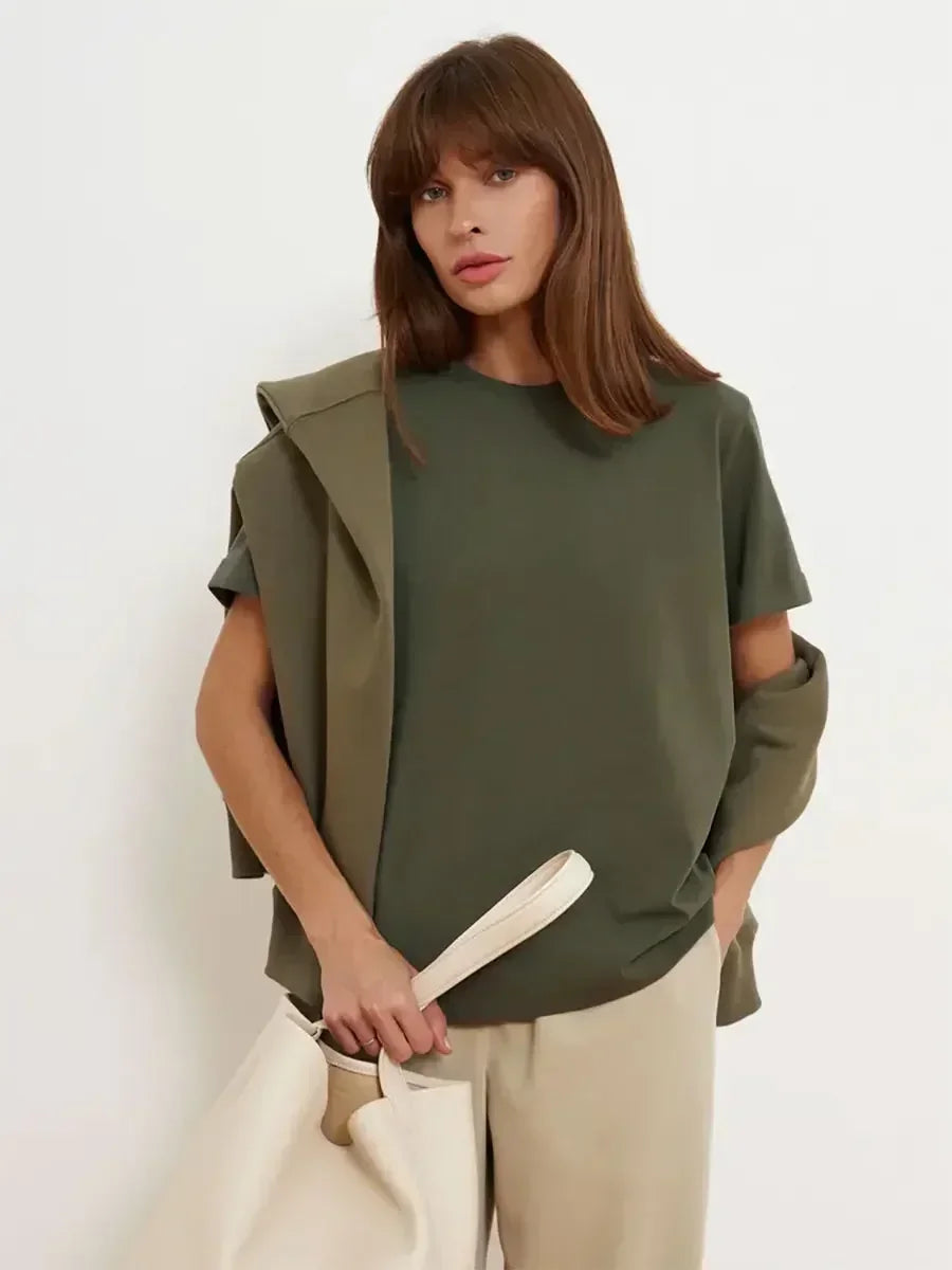 Basic Summer Essential Cotton Tee