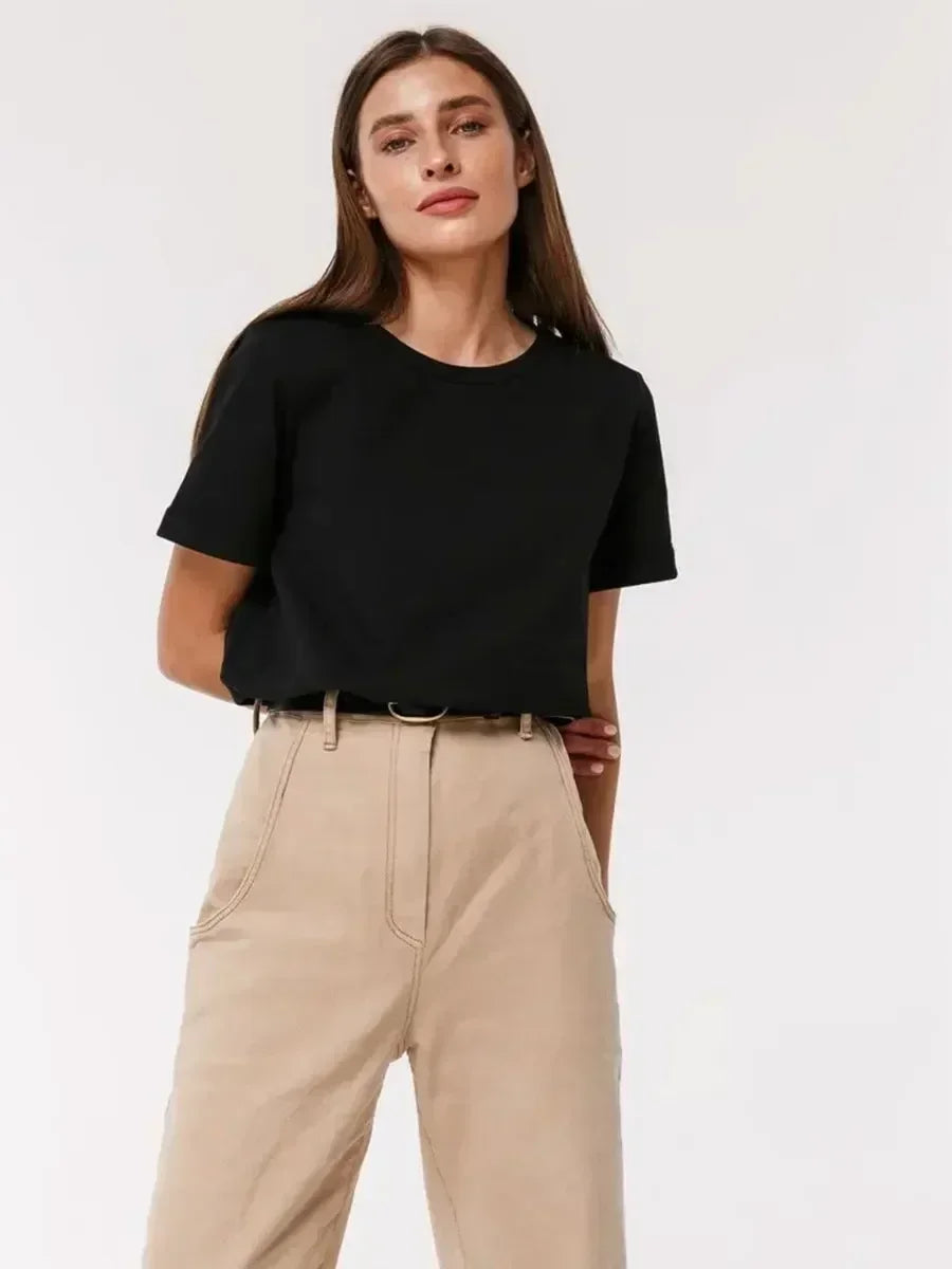 Basic Summer Essential Cotton Tee