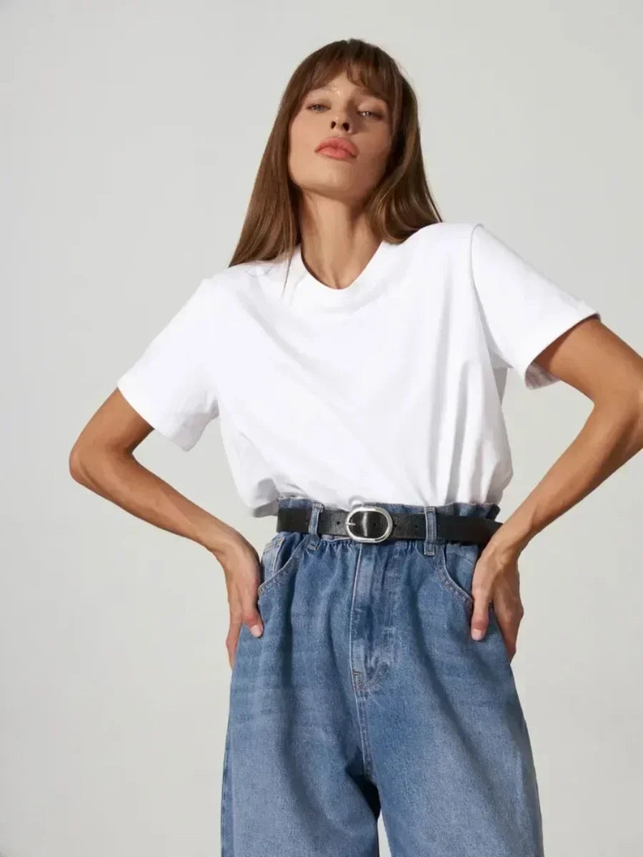 Basic Summer Essential Cotton Tee