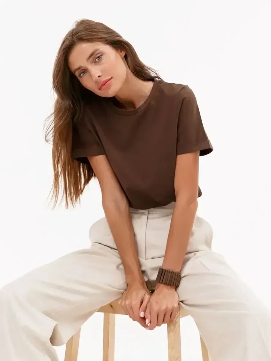 Basic Summer Essential Cotton Tee