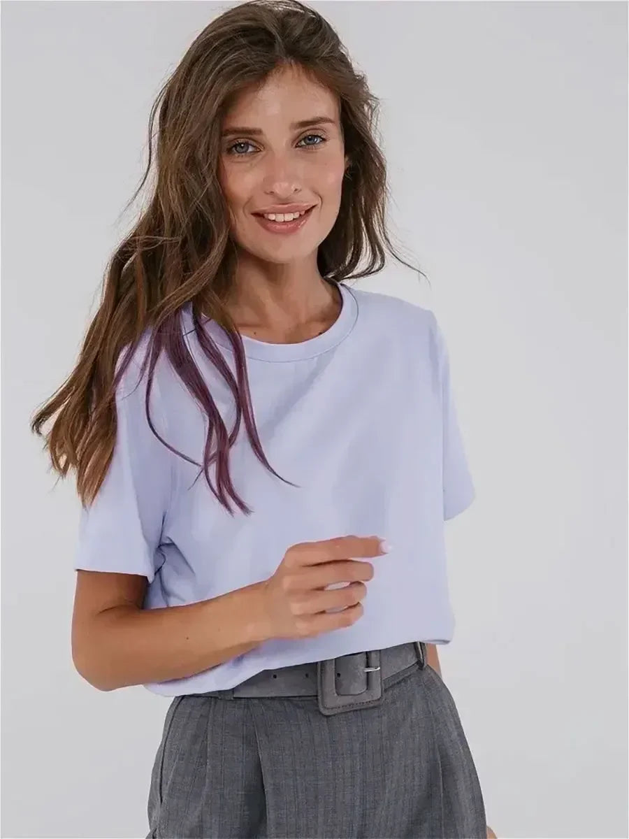 Basic Summer Essential Cotton Tee