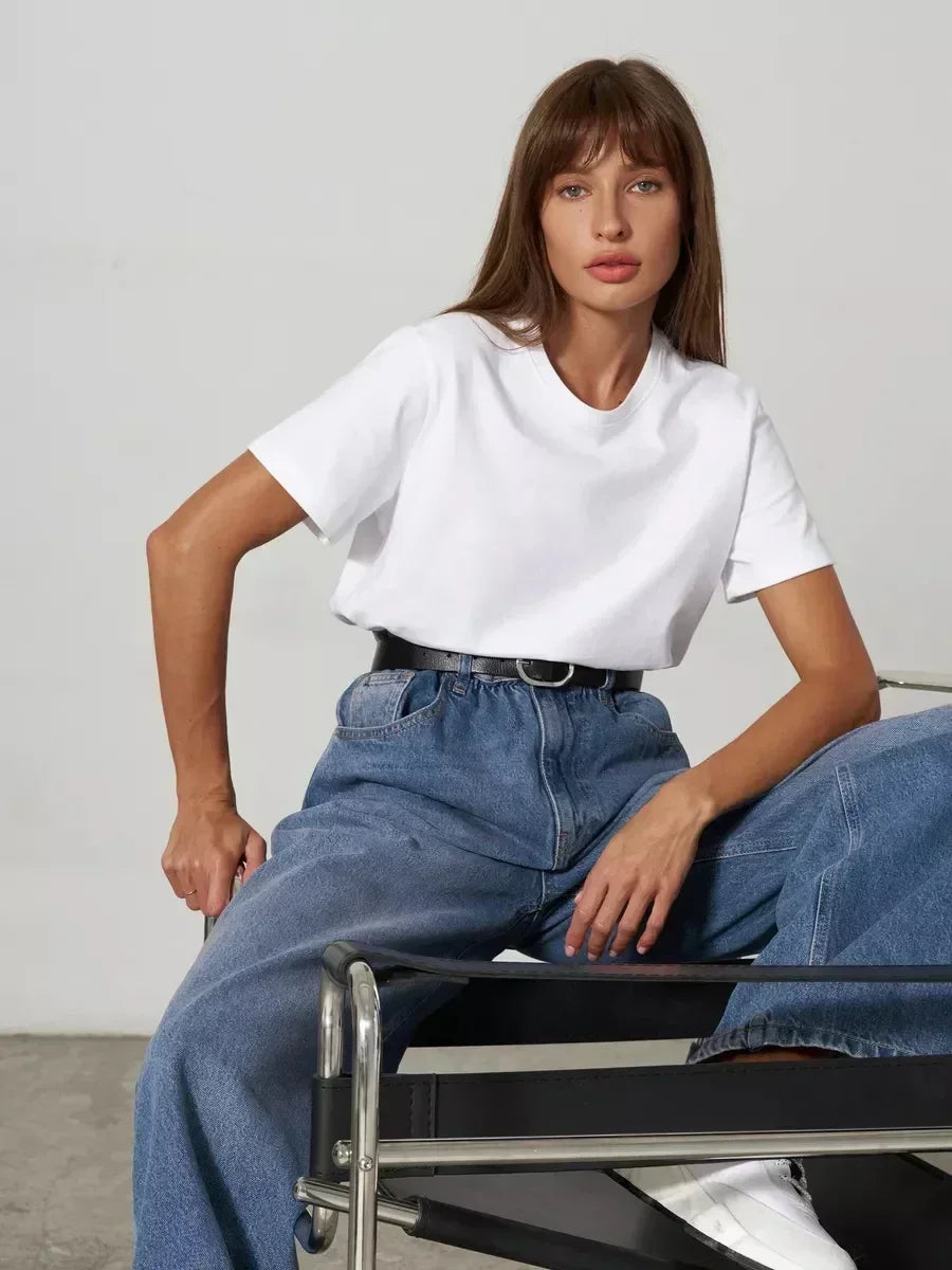 Basic Summer Essential Cotton Tee