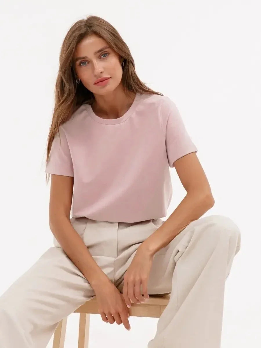 Basic Summer Essential Cotton Tee
