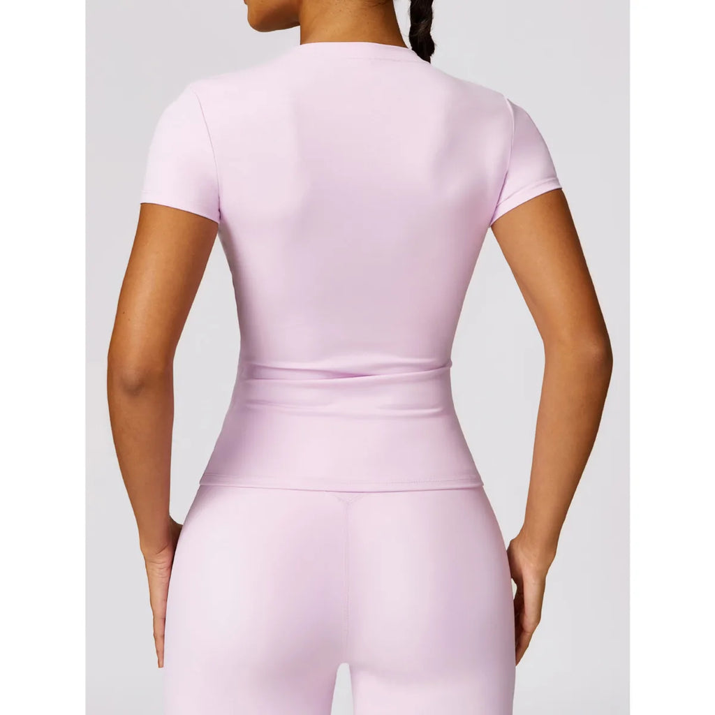 The Nova Short Sleeve Yoga Top