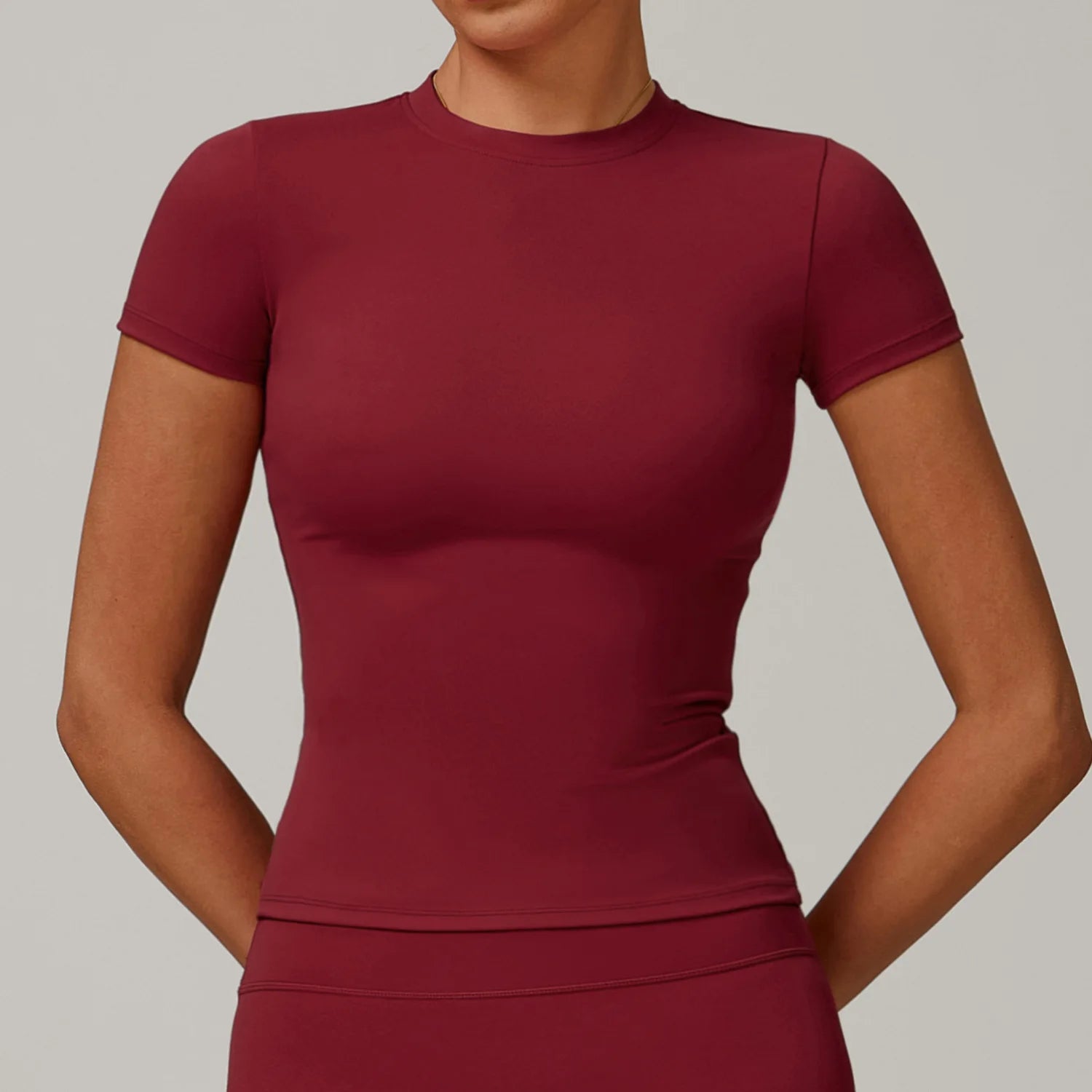 The Nova Short Sleeve Yoga Top